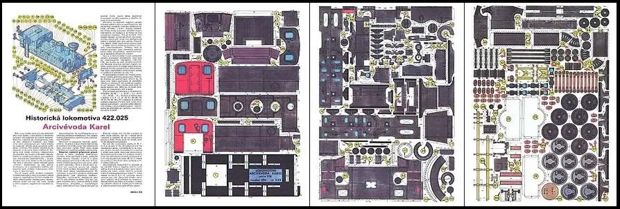 Historická lokomotiva 422.025 Arcivévoda Karel